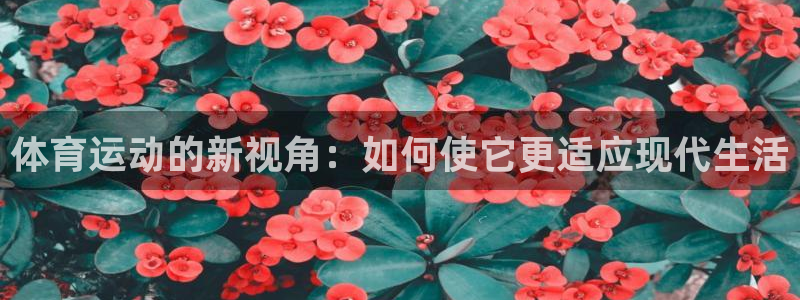 J9官方平台体育:体育运动的新视角:如何使它更适应现代生活